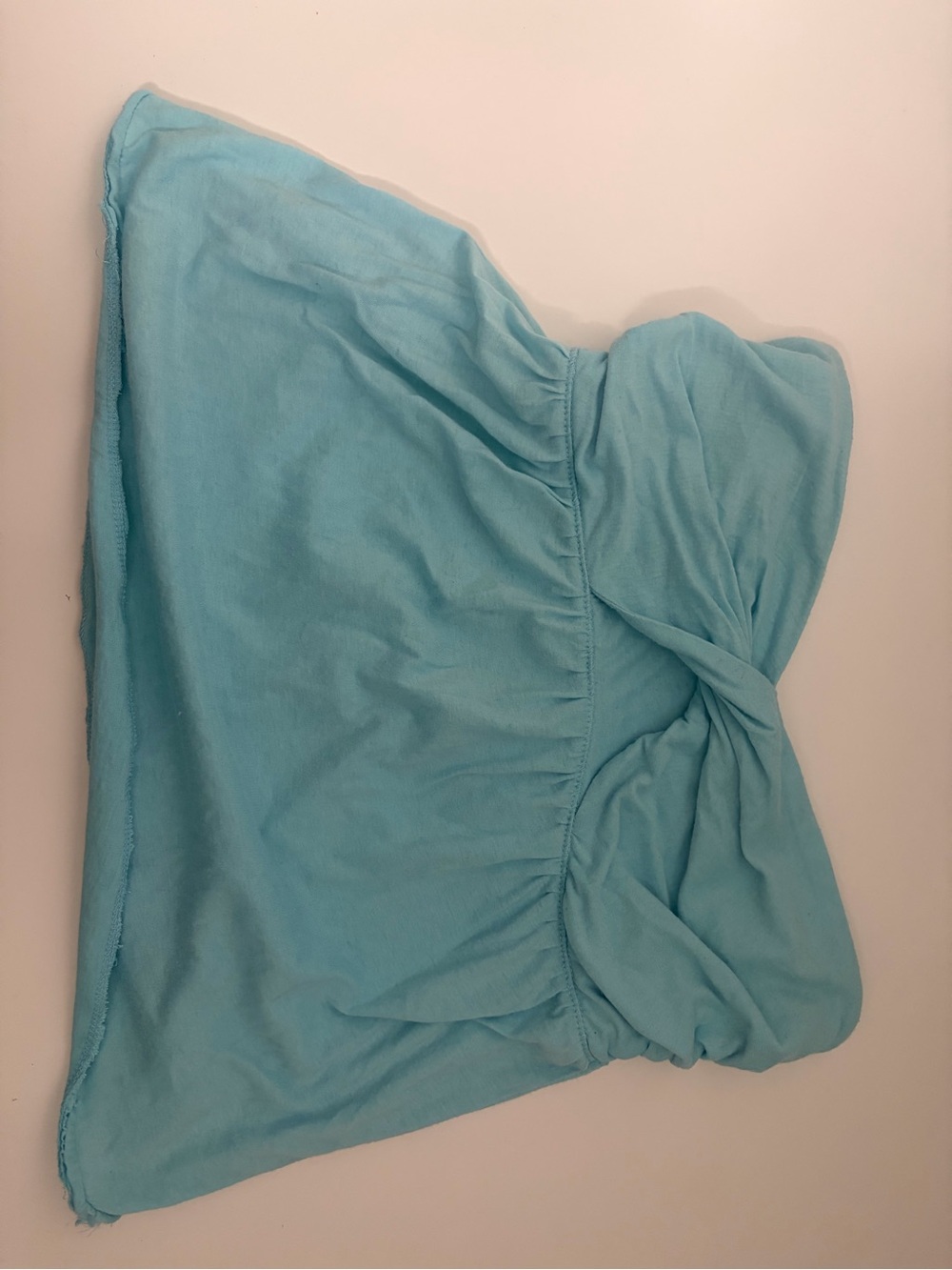 Ardene Light Aqua Tube Top with twist in the middle 2010
